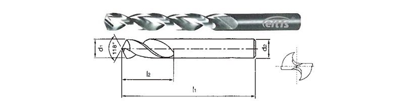 Wholesale Manufacturers Custom Carbide Tungsten Pilot Twist Drill Bit for Drilling