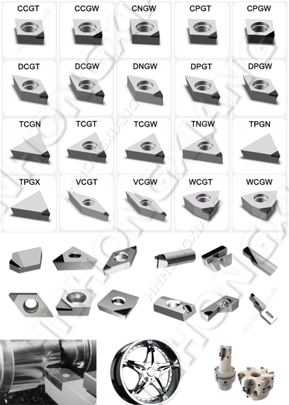 CNC Lathe Milling Cutting Inserts PCD/PCBN Cutting Turning Insert